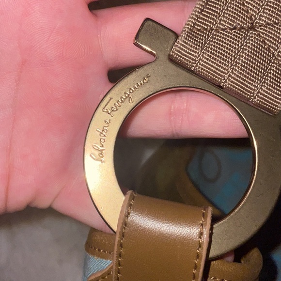 Salvatore Ferragamo bag, blue and brown - Picture 4 of 7